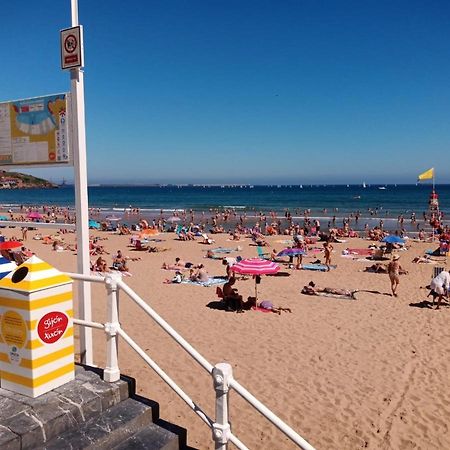 La Arena - Playa De San Lorenzo - Apartamento En Gijon Ngoại thất bức ảnh